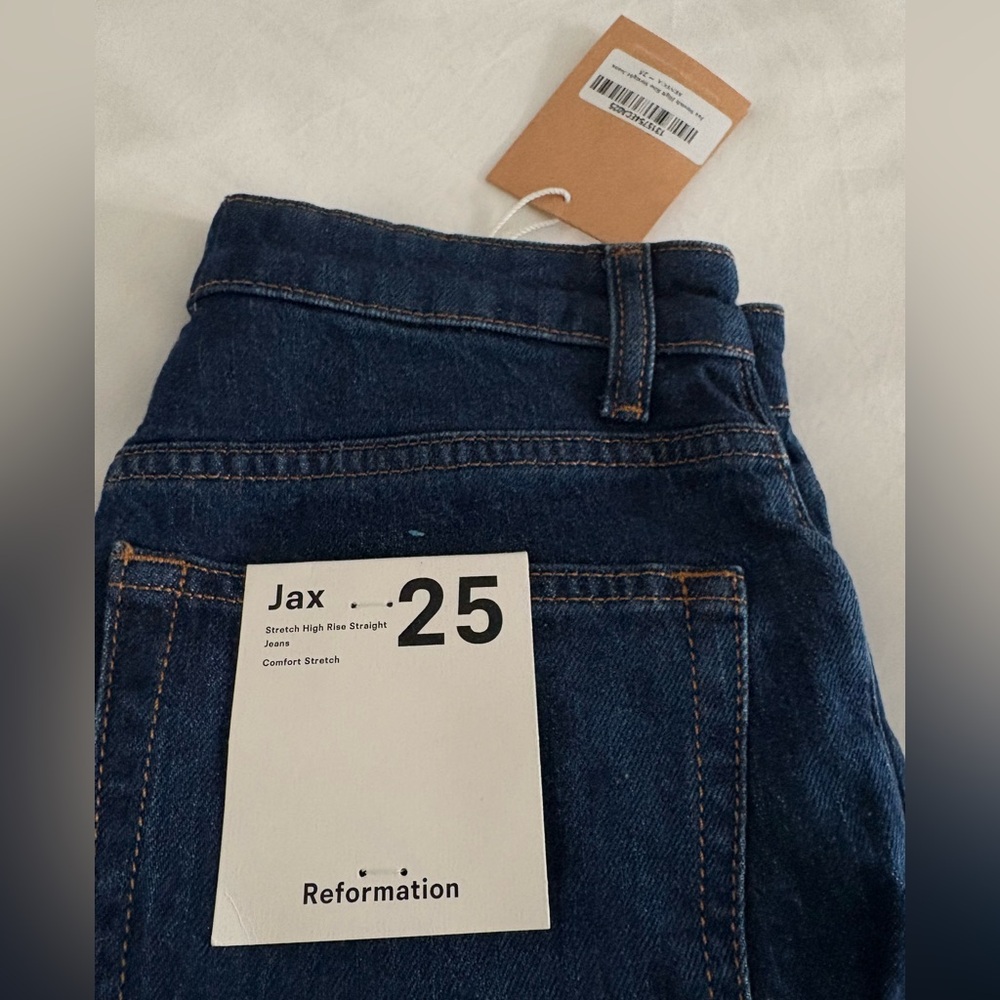 Reformation Dark Indigo Denim Jeans